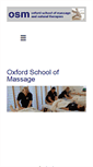 Mobile Screenshot of oxfordschoolofmassage.com